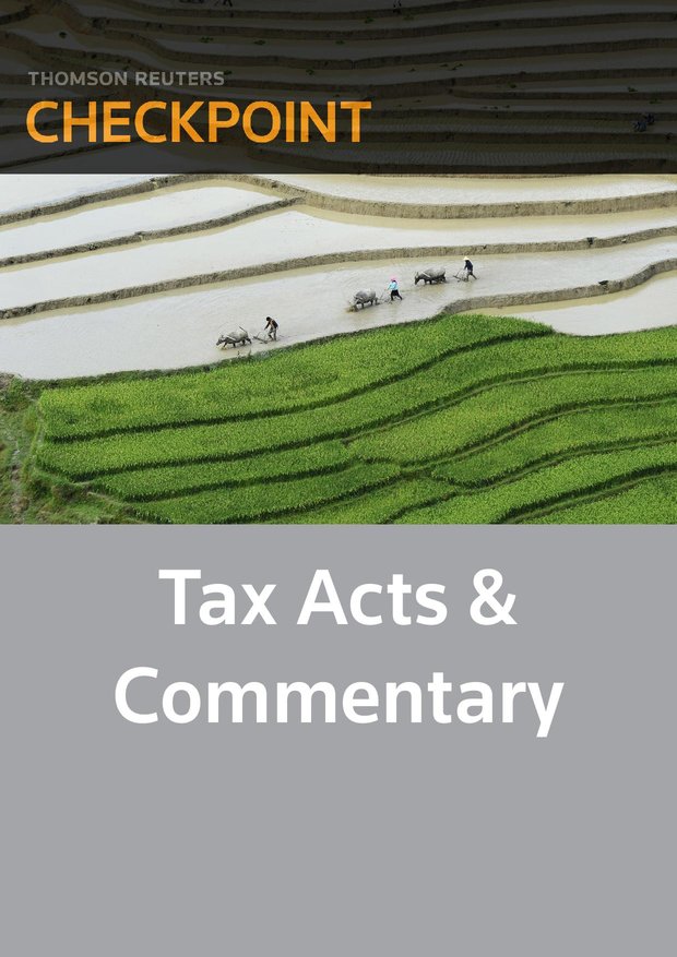 Tax Acts & Commentary - Checkpoint 