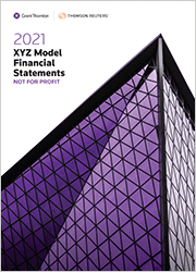 XYZ Model Financial Statements - Not For Profit (Standing Order)